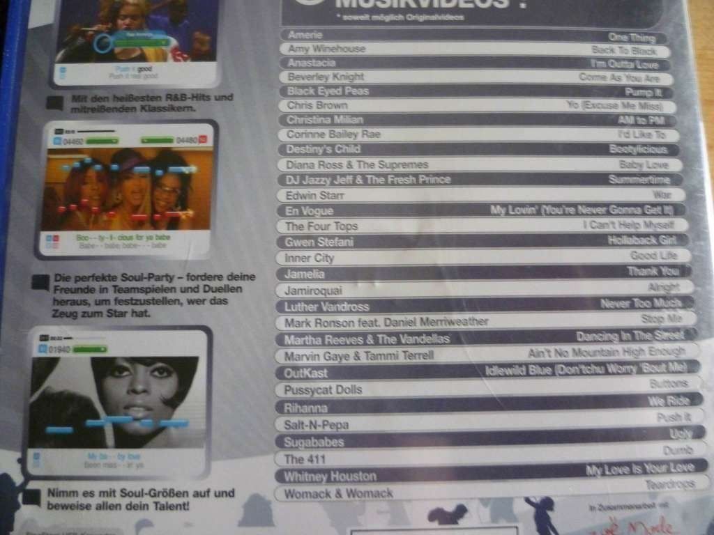 Sony Giochi: SingStar R&B - Deutsch PS2 – Usato da Pambio Noranco venduto da Pol69 1