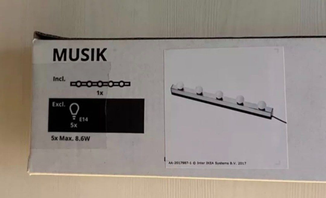 Ikea Lampade: Wandleuchte Edelstahl IKEA – Nuovo e nell'imballaggio originale da Egg b. Zürich venduto da medina123 1