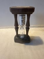 Dekorative Sanduhr aus Holz/Glas, Vintage-Stil, 4 Minuten