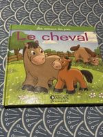 Livre en Français "Le cheval" Les animaux des prés 