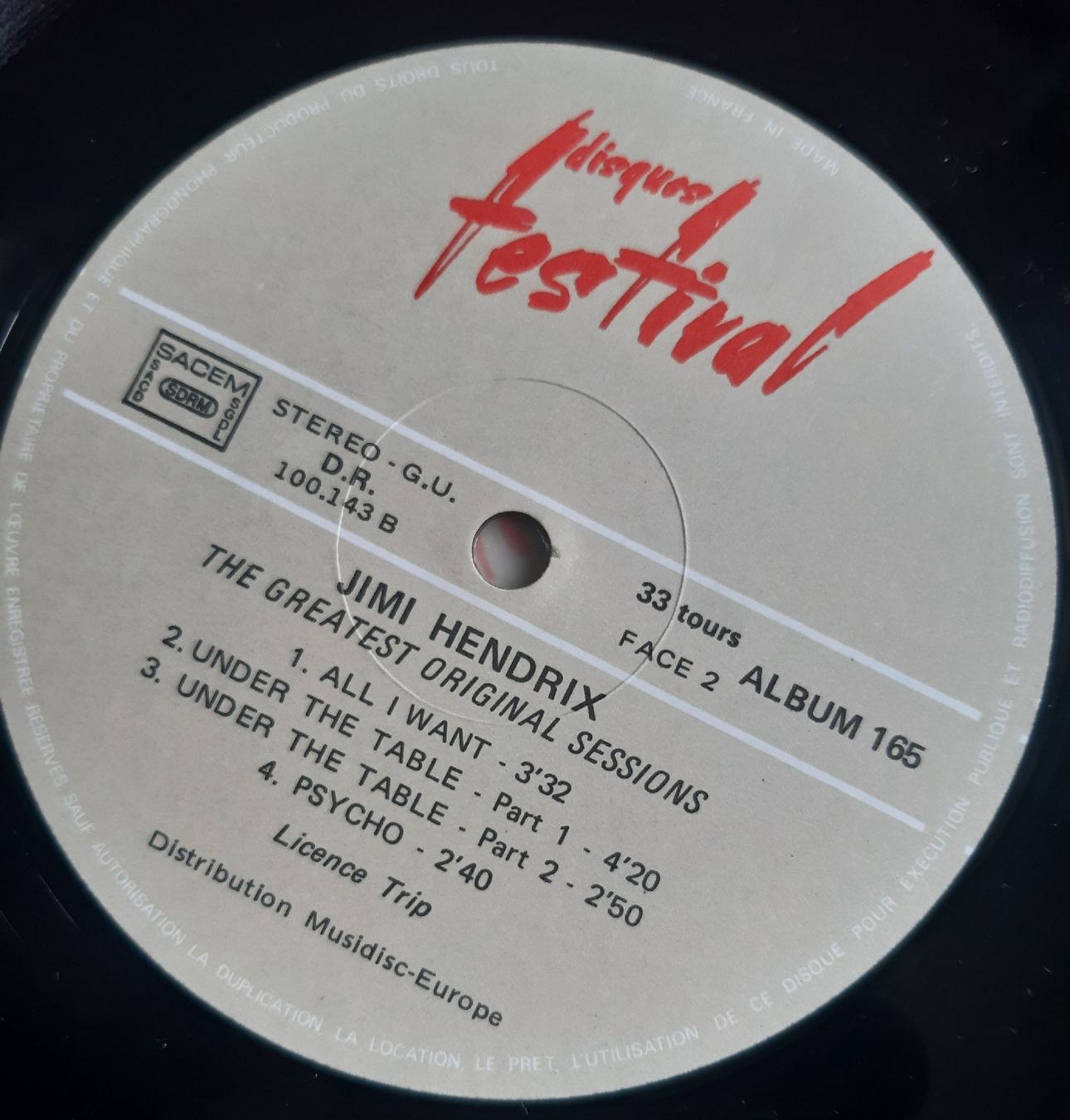 Dischi in vinile: JIMI HENDRIX: The Greatest Original Sessions – Usato da Frick venduto da kyb_yq8h 3