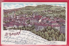 GRUSS AUS ST.GALLEN,M 12.3.1901