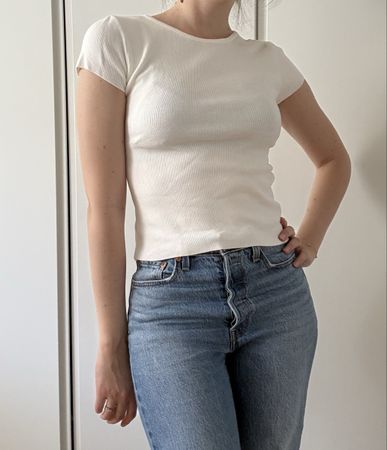Maglia mezza manica viscosa H&M taglia S