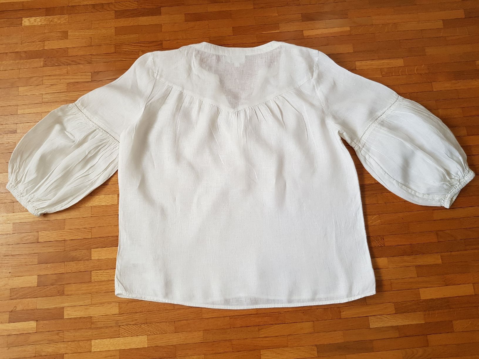 Maison 123 Camicette: Blouse blanche lin Maison 123 Taille 38 – Usato da Veyrier venduto da sosozizou 4