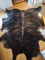 Echtes Kuhfell braun schwarz gemustert guter Zustand