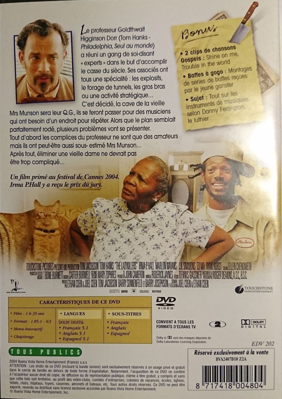 Tous les DVDs: LADYKILLERS – D'occasion à Zürich par Raz88 1