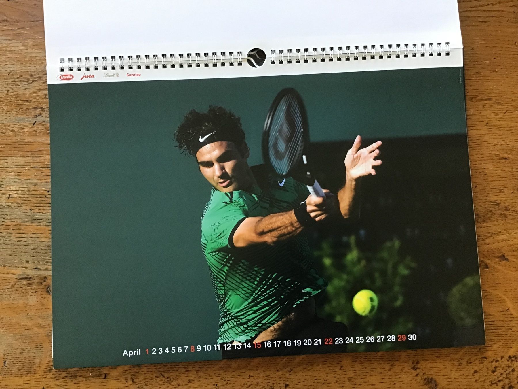 Calendari: Calendrier officiel Roger Federer 2018 – Usato da Fully venduto da Ruby97 2
