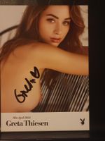 Greta Thiese - handsigniert Playboy Autogrammkarte