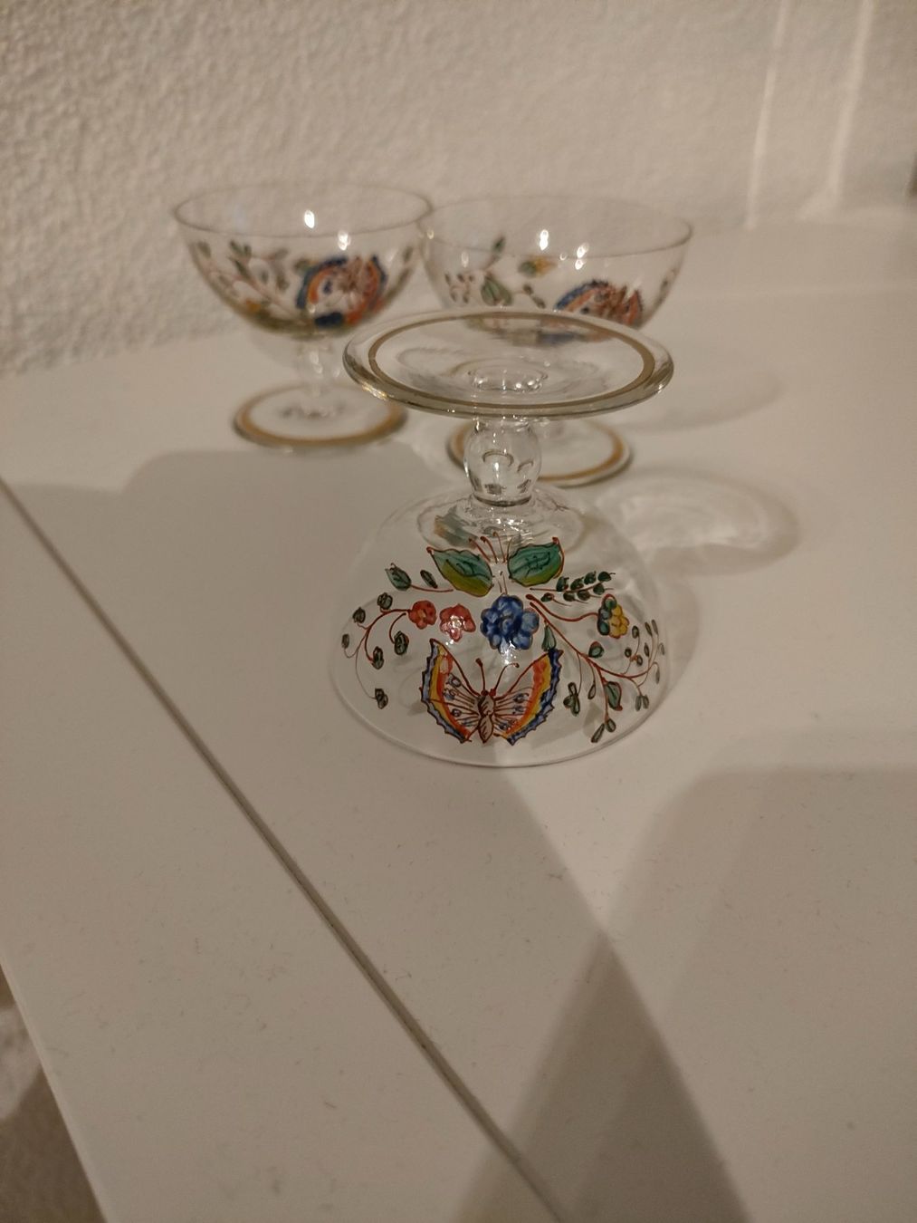 Gläser: 3 Schnapsgläser - bemalt – Gebraucht aus Wiesendangen von s_er 2