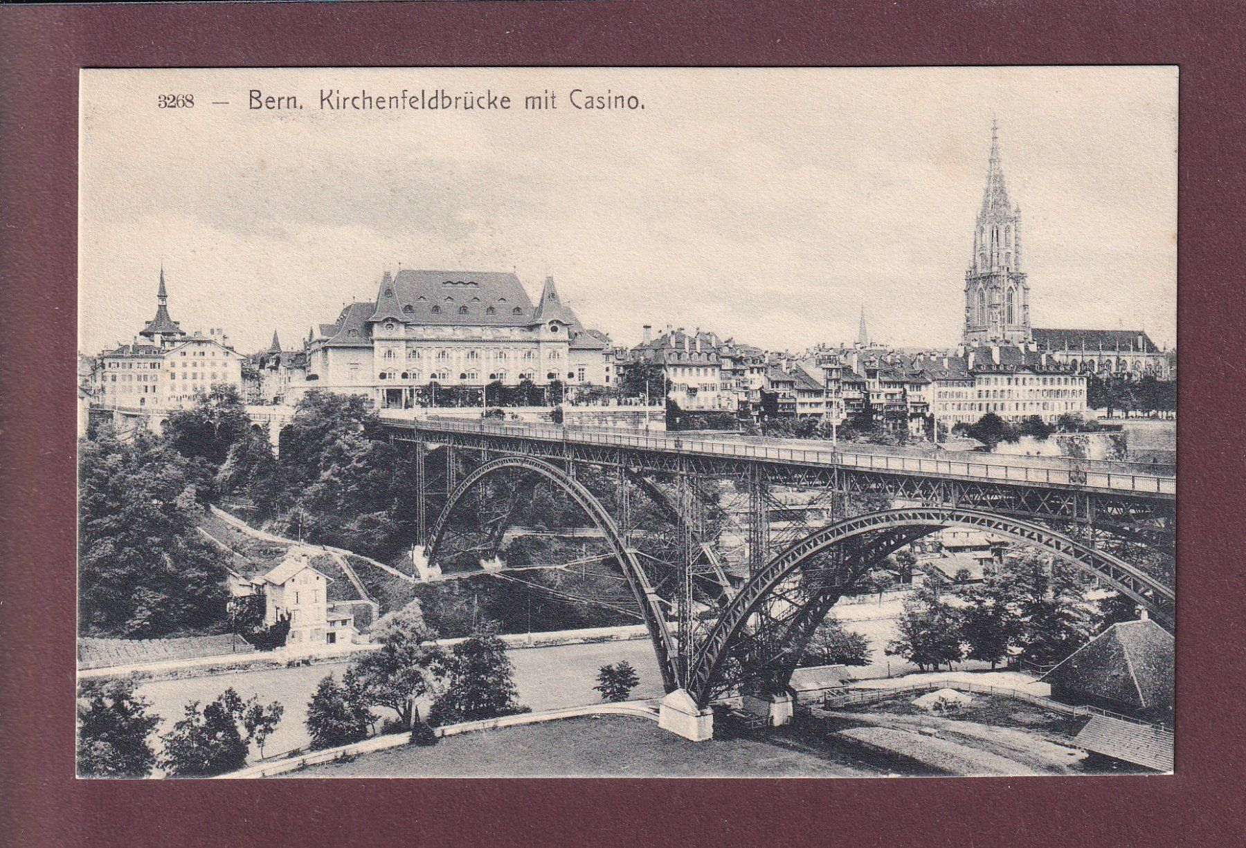 Cartoline postali: BERN - Kirchenfeldbrücke – Usato da Pully venduto da nicecards