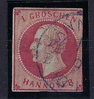 Königreich Hannover 1859 König Georg V 1 Groschen gest.