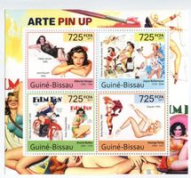 Block "Pin-up". Guinea-Bissau.