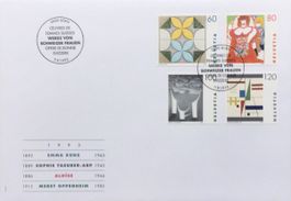 5 Stück : FDC: Werke von Schweizer Frauen  (1993)