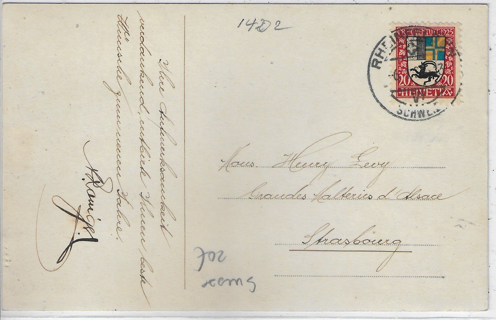 Cartoline postali: Villa in Rheinfelden – Usato da Ettingen venduto da Kartenplanet 1