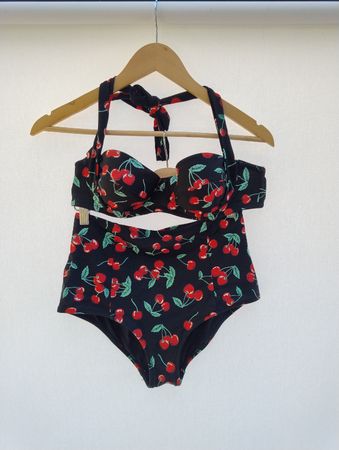 Bikini Hell Bunny Kirschen schwarz grösse S/M