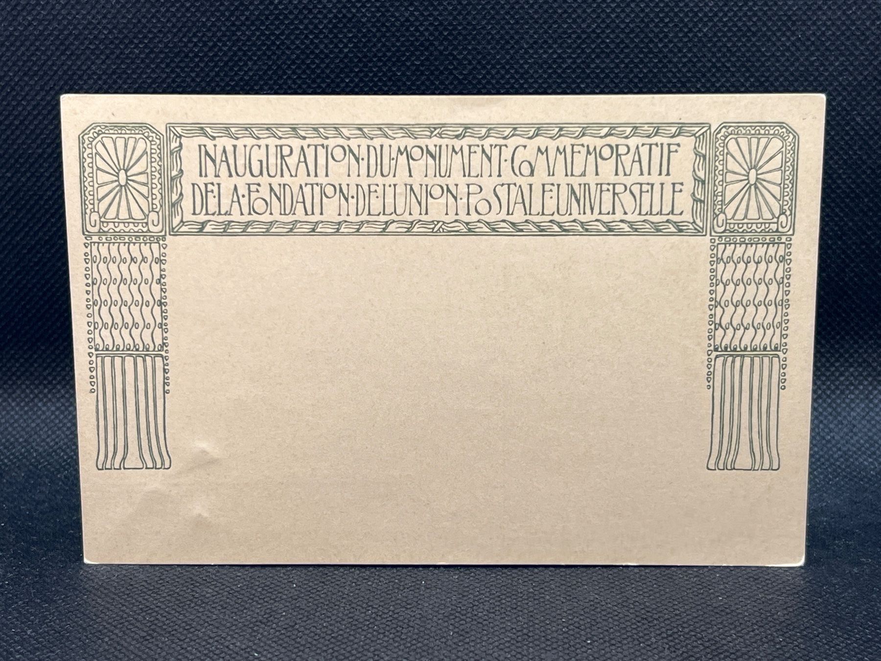 Cartoline postali: Postkarte: Inauguration du monument commemoratif – Usato da Widnau venduto da Brusi9 1