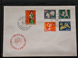 Ersttagsbrief, 50 Jahre für die Jugend, 1962