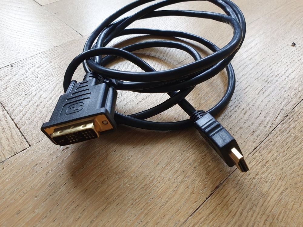 HDMI auf DVI Kabel vergoldet 2 Meter Kaufen auf Ricardo