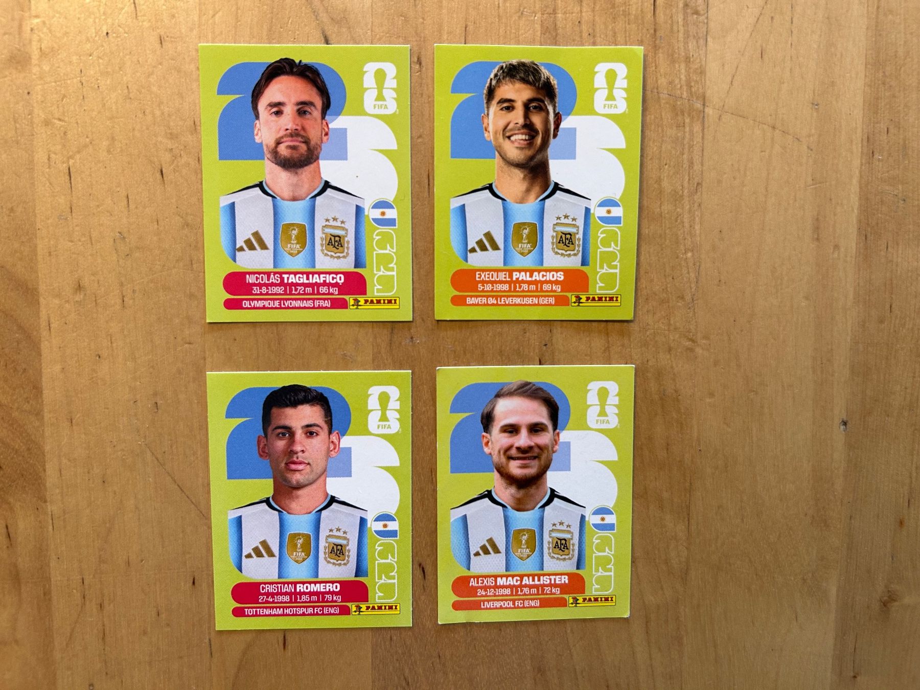 Panini Carte collezionabili: 4x Panini WM2026 Argentinien – Usato da Meienried venduto da janosch7