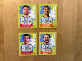 4x Panini WM2026 Argentinien