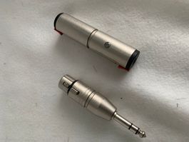 2 Neutrik XLR-Klinke und Klinke-Klinke Adapter     A22