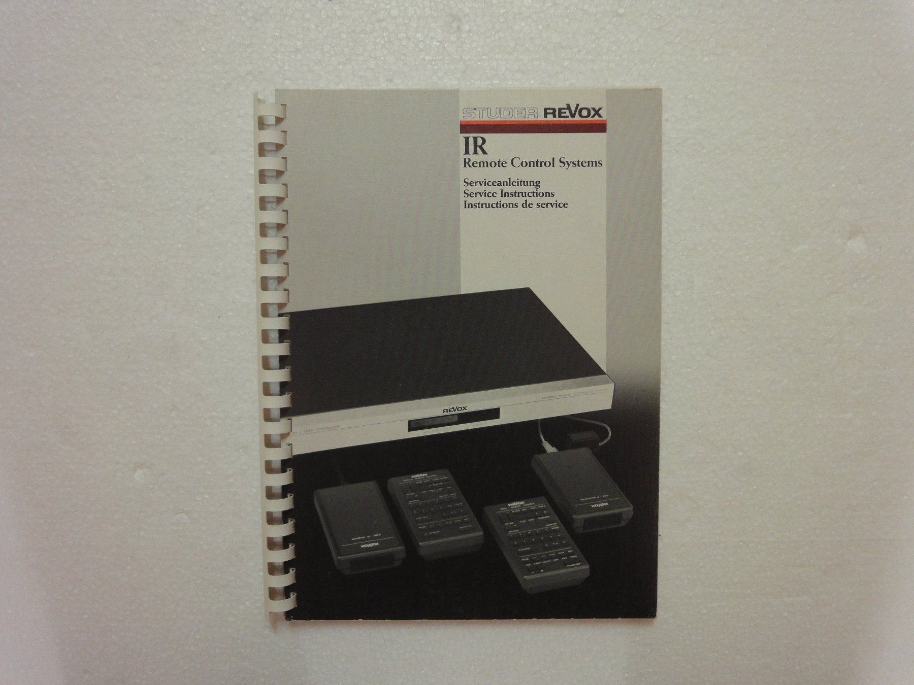 Revox Telecomandi: Revox IR Remote Control B 203 Serviceanleitung original – Usato da Basel venduto da Rc89