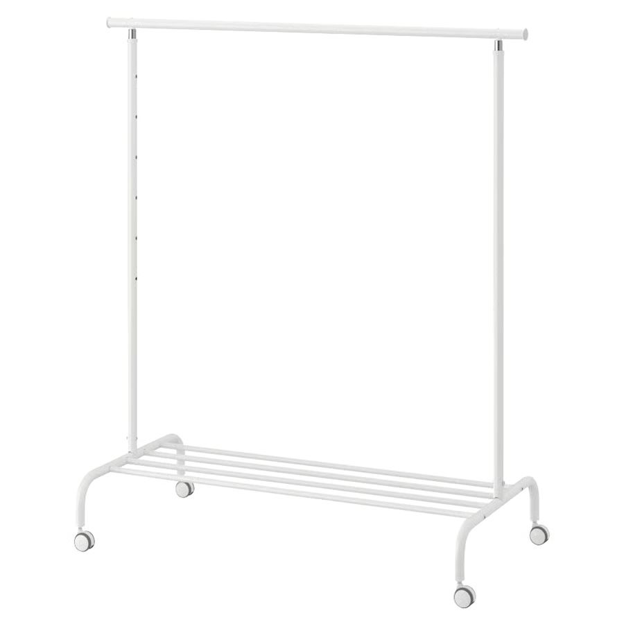 Ikea Garderobe: Weißer Kleiderständer - Ikea Rigga – Gebraucht aus Zürich von gar_l5zb
