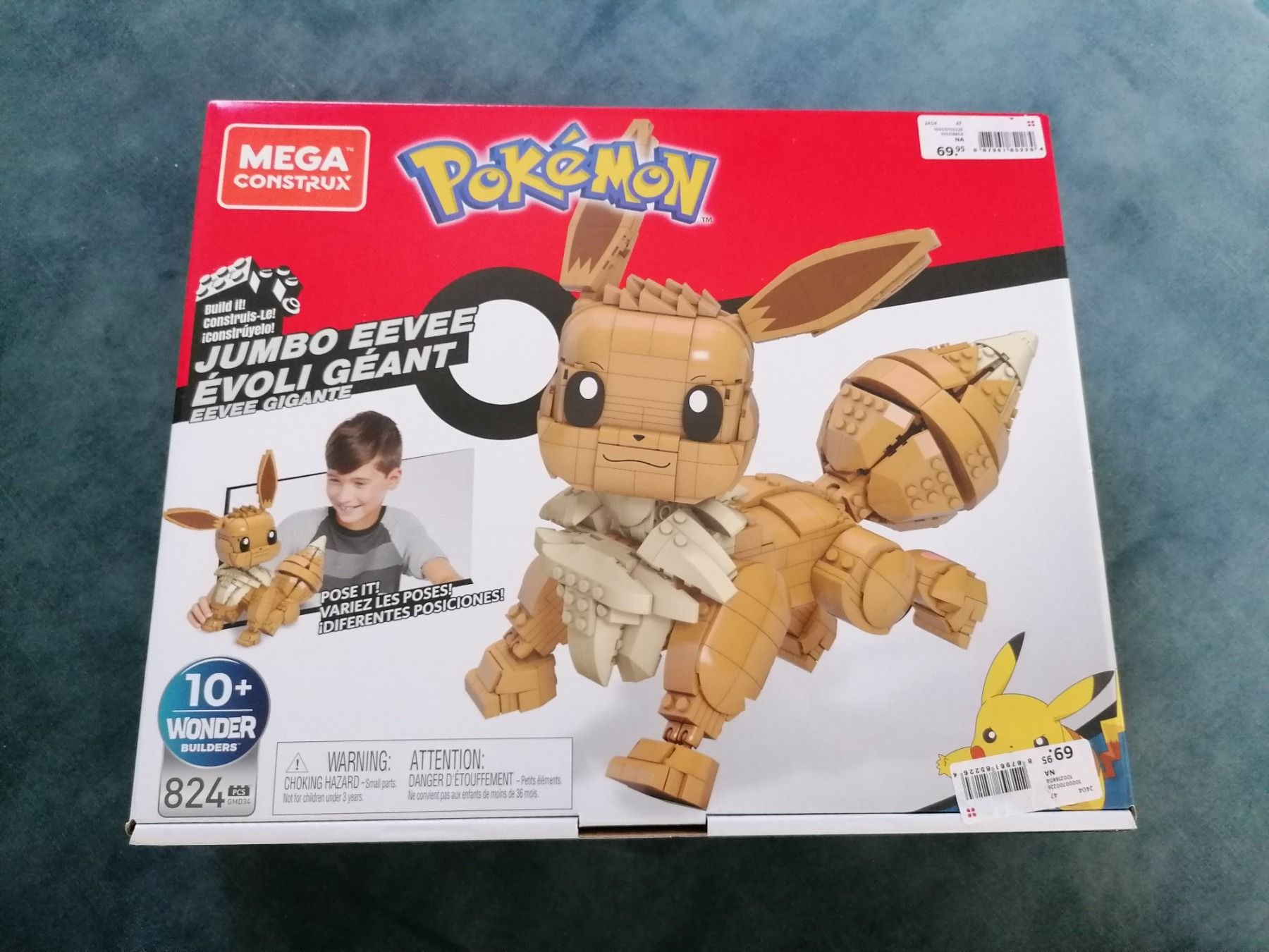Mega Kit di costruzioni: Pokemon Mega Construx - Evoli – Nuovo e nell'imballaggio originale da Basel venduto da vintagecollector