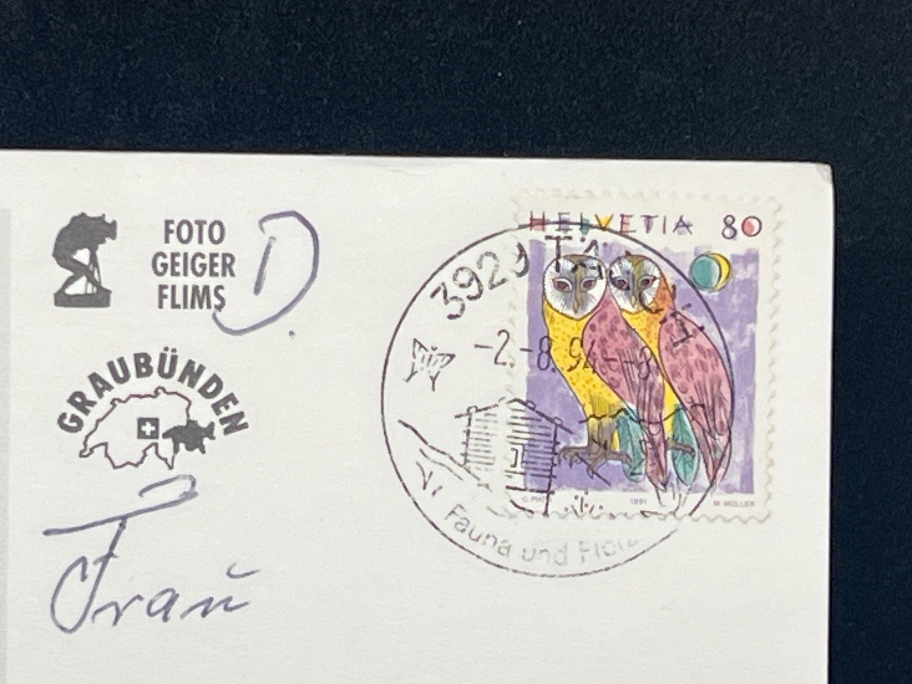 Ansichtskarten: Disentis – Gebraucht aus Widnau von Brusi9 1