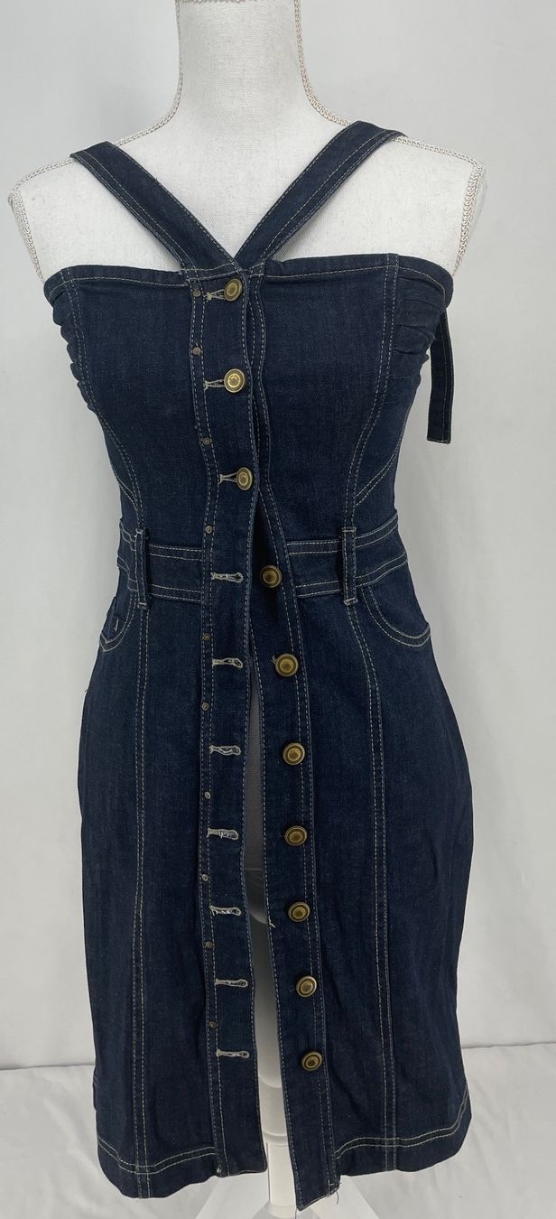 Mango Vestiti: MANGO JEANS Robe Jeans Bouton – Usato da Lausanne venduto da PlusValue_Lausanne 2