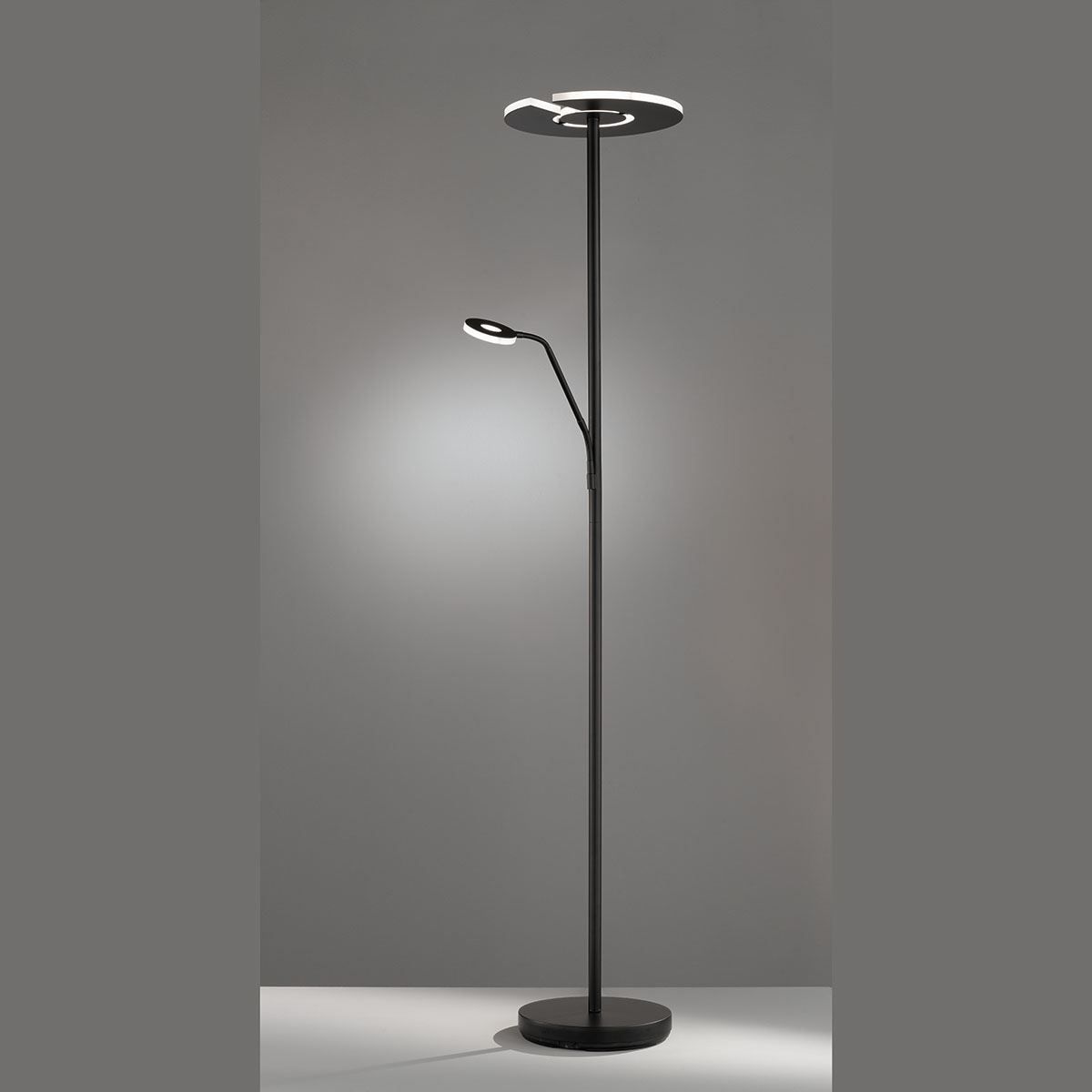Lampen: LED Stehleuchte, Schwarz, 180 cm Höhe – Neu (gemäss Beschreibung) aus Kreuzlingen von Smart-Light