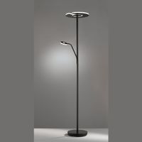 LED Stehleuchte, Schwarz, 180 cm Höhe