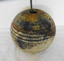 Dekorative Kugel Vase Mid Century Studio Keramik 60er