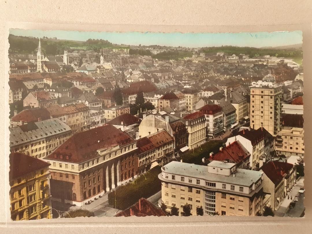 Cartoline postali: LA CHAUX-DE-FONDS   -  1957 – Usato da Delémont venduto da Domdom1