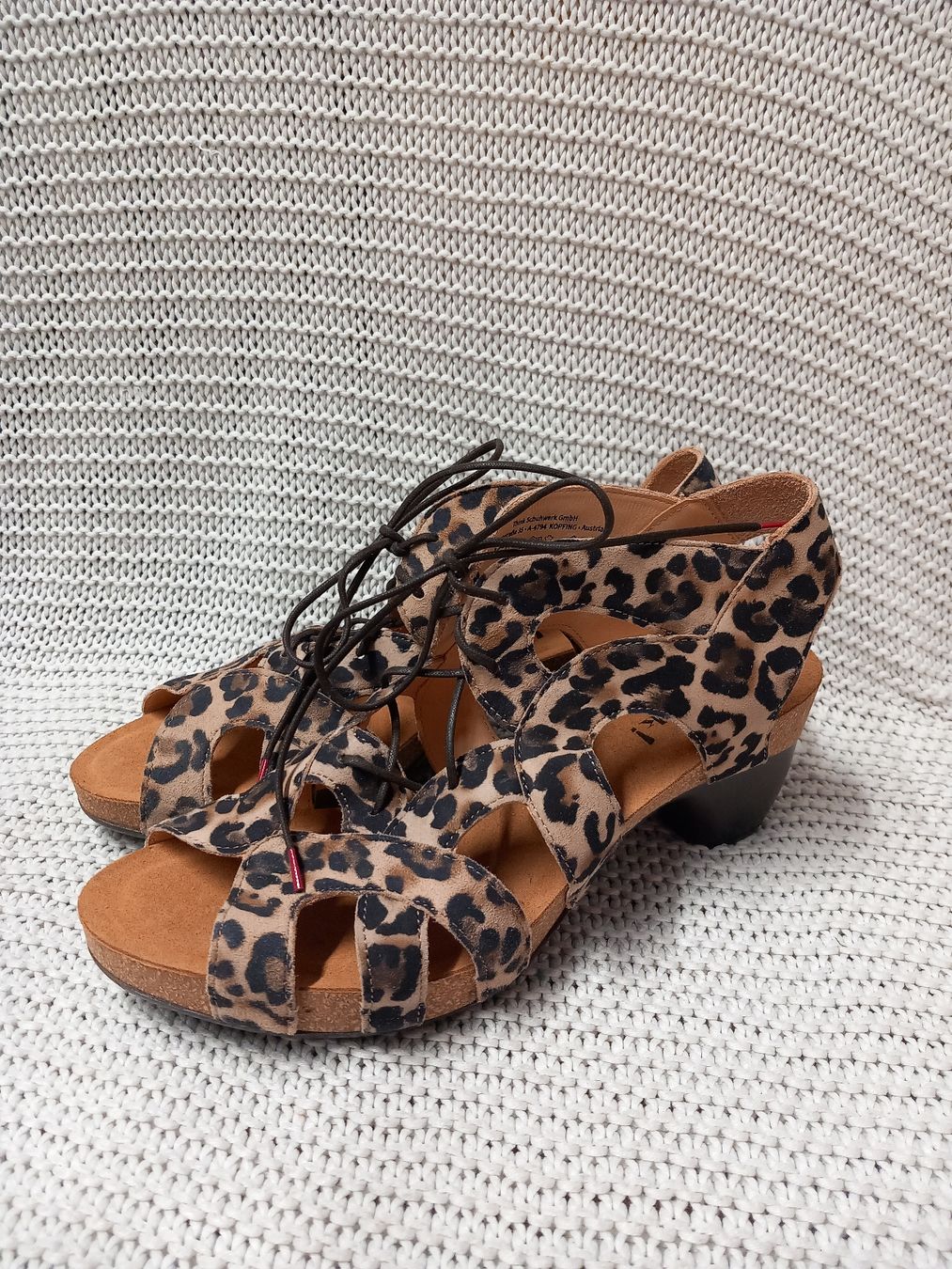 Think Damenschuhe: Think! Sandalen /Pumps Gr.40 Leo-Muster, NEU – Neu (gemäss Beschreibung) aus Merligen von muss_haben