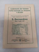 S. Bernardino - Landes Karte der Schweiz - 1948