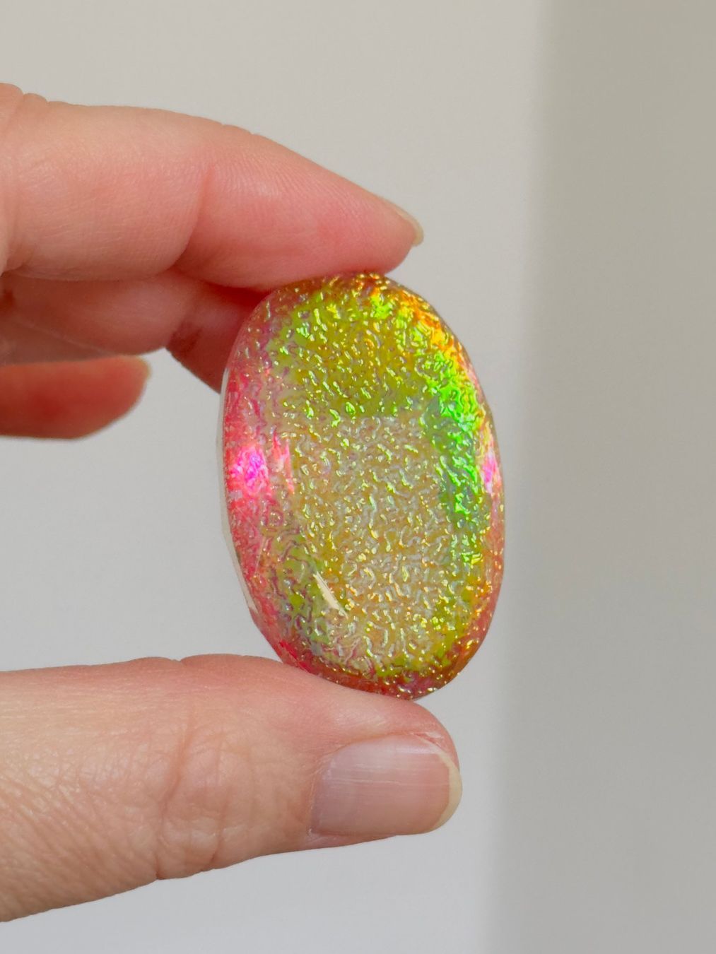Pietre preziose: Lab. Monarch fire opal 142.75 Ct Certified – Nuovo e nell'imballaggio originale da Genève venduto da AWWA 6