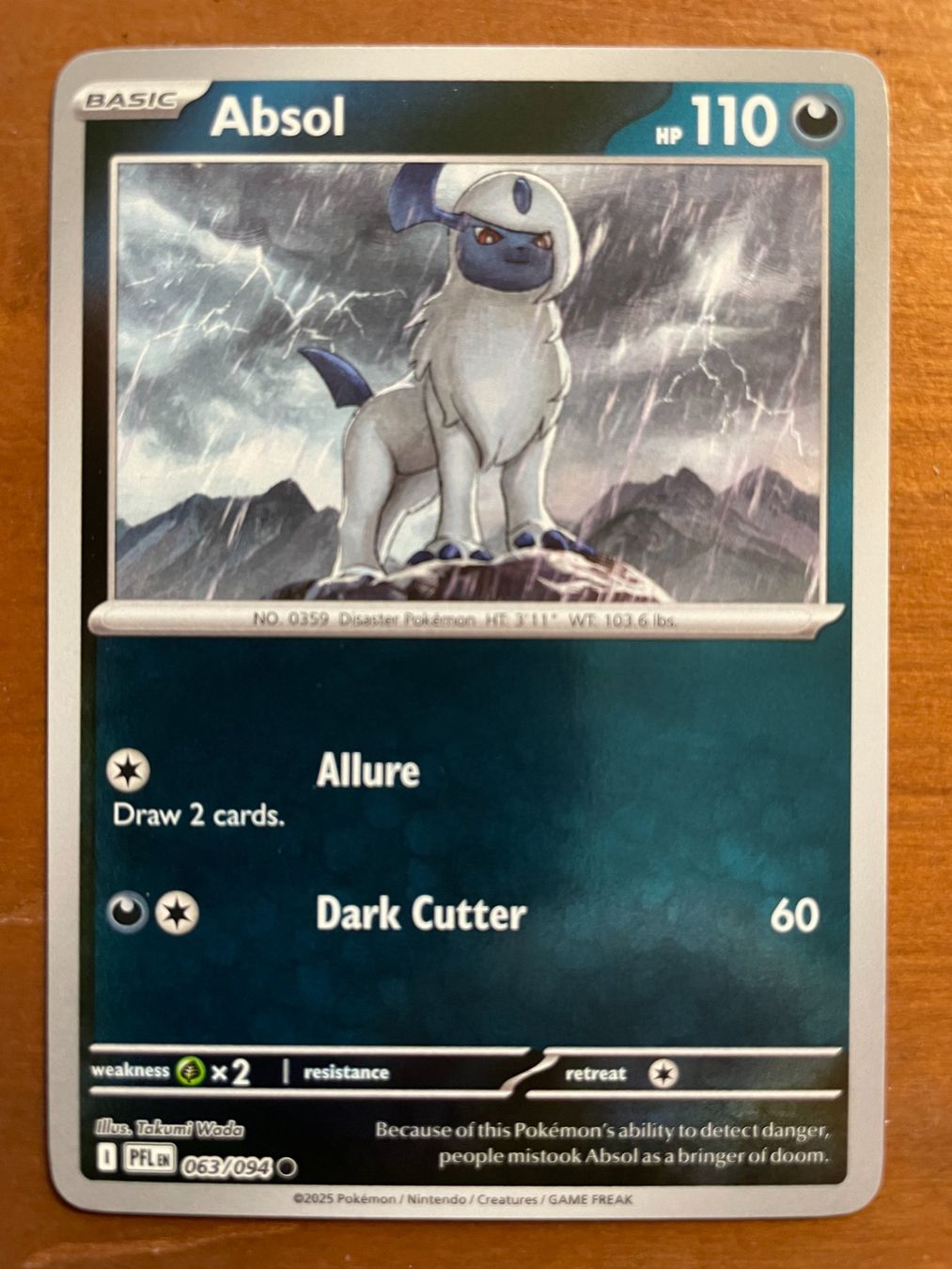 Pokémon Carte collezionabili: Pokemon Absol Reverse (Versand gratis) – Nuovo (secondo la descrizione) da Chur venduto da Angerson