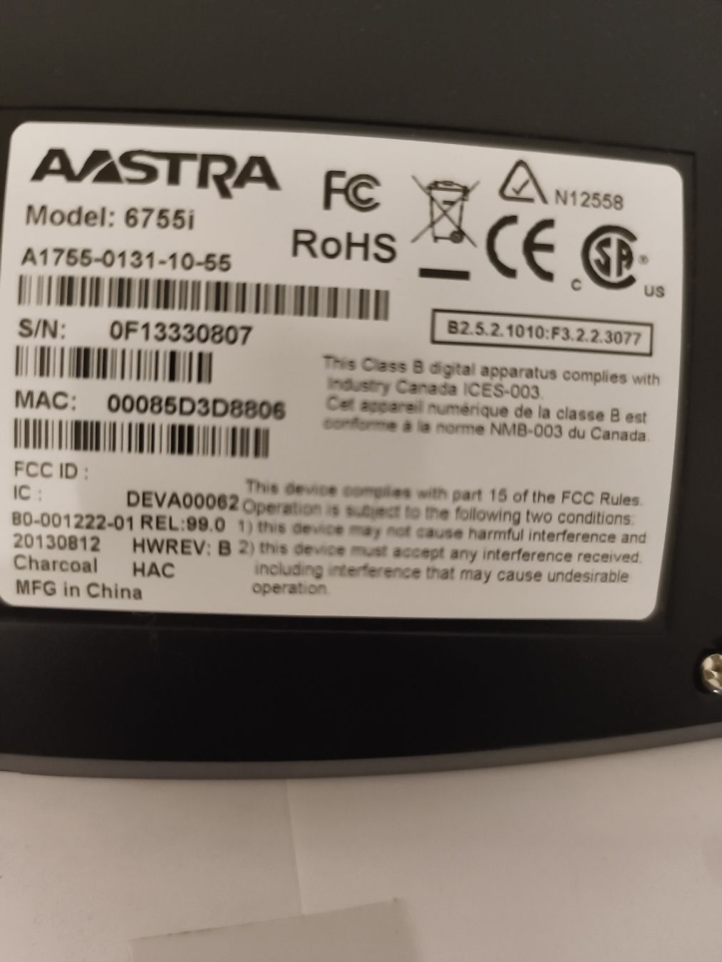 Aastra Telefoni: VoIP Telephone Aastra 6755i – Usato da Lengnau BE venduto da SwissGeorge 4