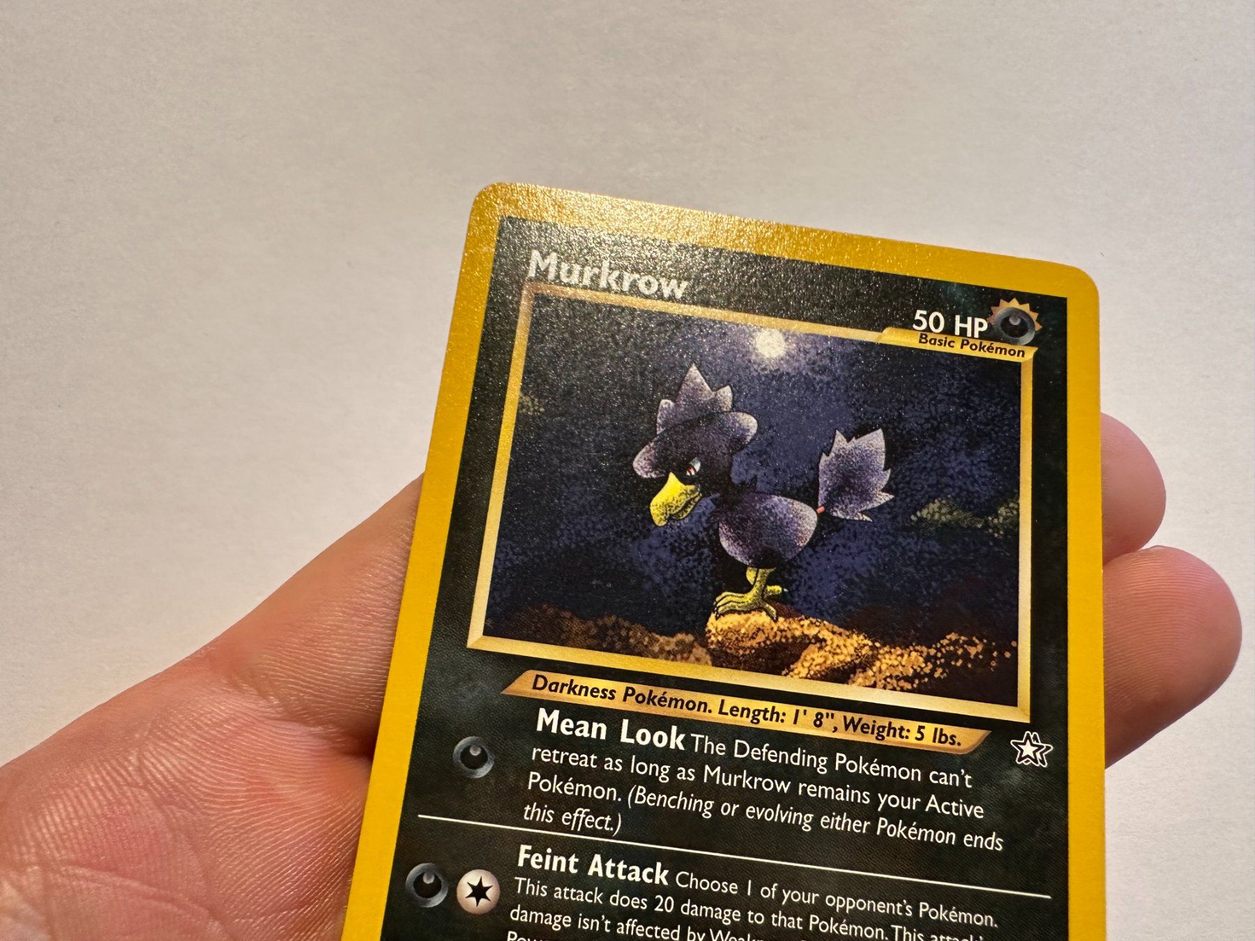 Pokémon Carte collezionabili: Murkrow non holo Neo Genesis EN – Usato da Hagendorn venduto da Pokecollectorch 2