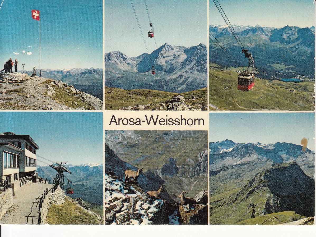 Cartoline postali: Arosa - Weisshorn 1973 – Usato da Bürglen TG venduto da StampGraf