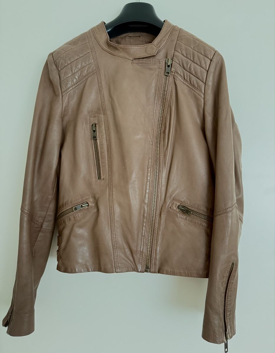 Jacken: Süd Express Leather Jacket - Women's Size M - Beige – Gebraucht aus Zollikerberg von MK-13