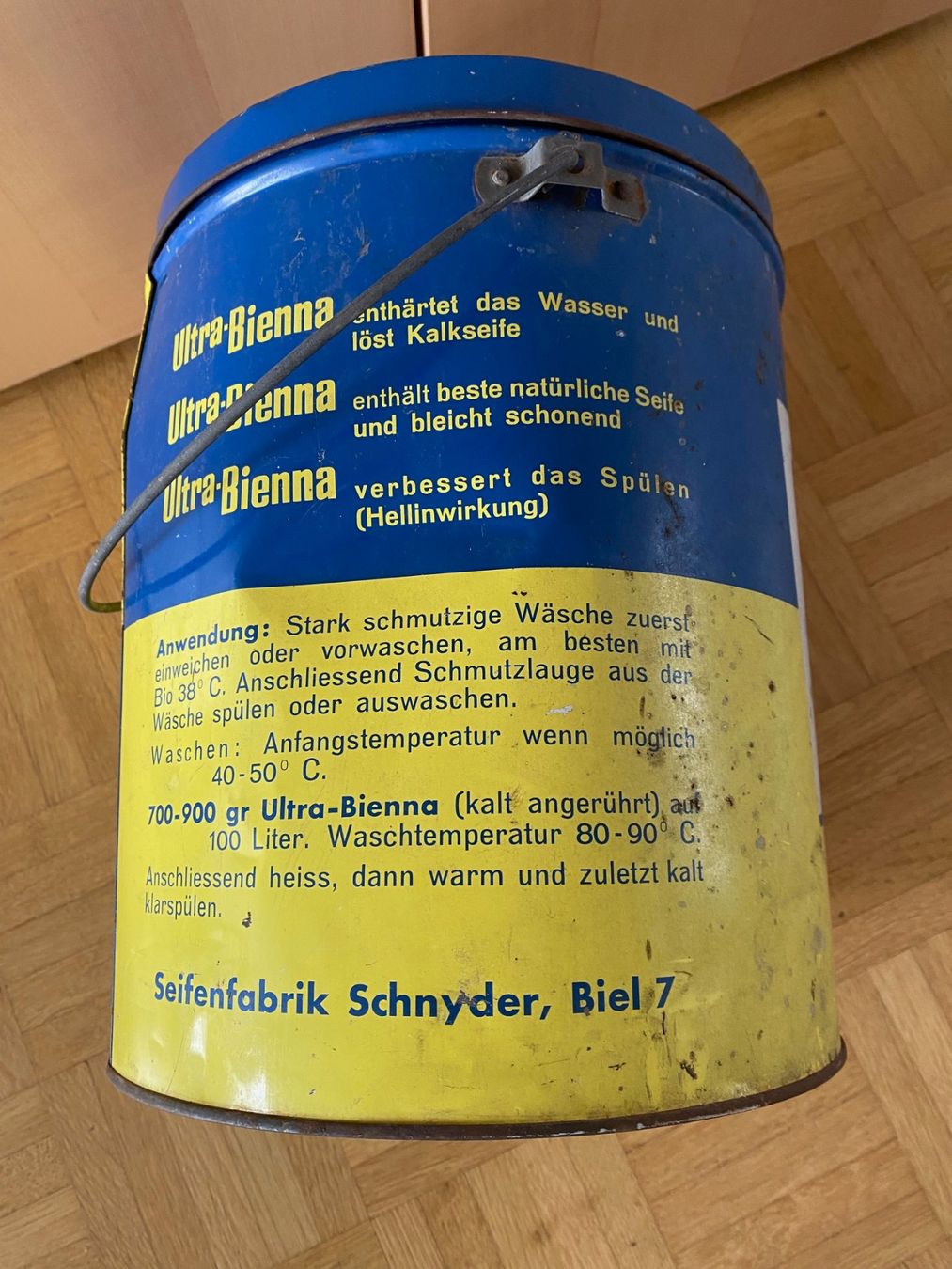 Accessori per altri veicoli: Alter Blechkübel - Waschmittel – Usato da bern venduto da malfobe 6