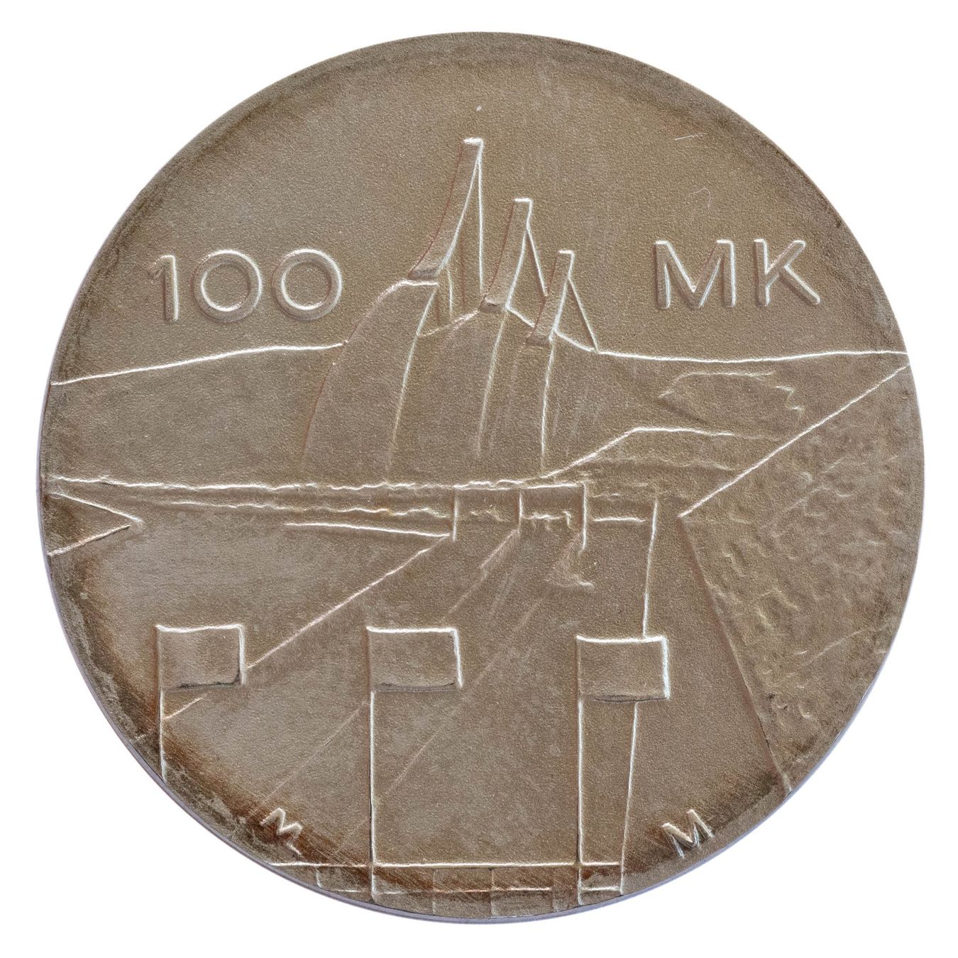Tutti le monete: Finland 100 Markkaa 1989 Silber – Nuovo (secondo la descrizione) da Rotkreuz venduto da num_6343 1