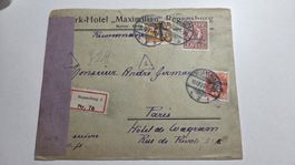 1920 Brief Deutsches Reich Devisenkontrolle