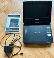 Tragbarer Bluray Player Intertronic mit Zubehör für Bastler
