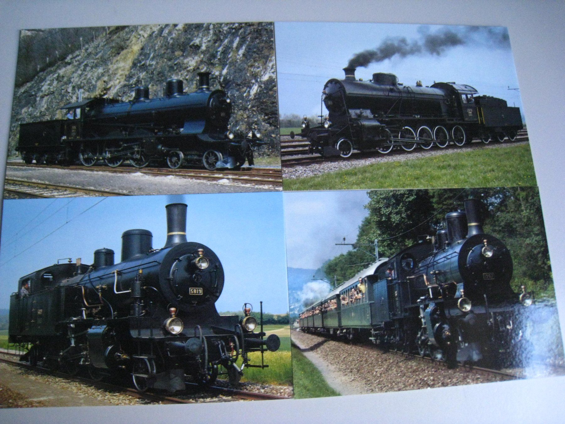 Livres: 16 Ansichtskarten von Schweizer Dampfloks – Neuf (Voir description) à Buchs ZH par swiss-train 2