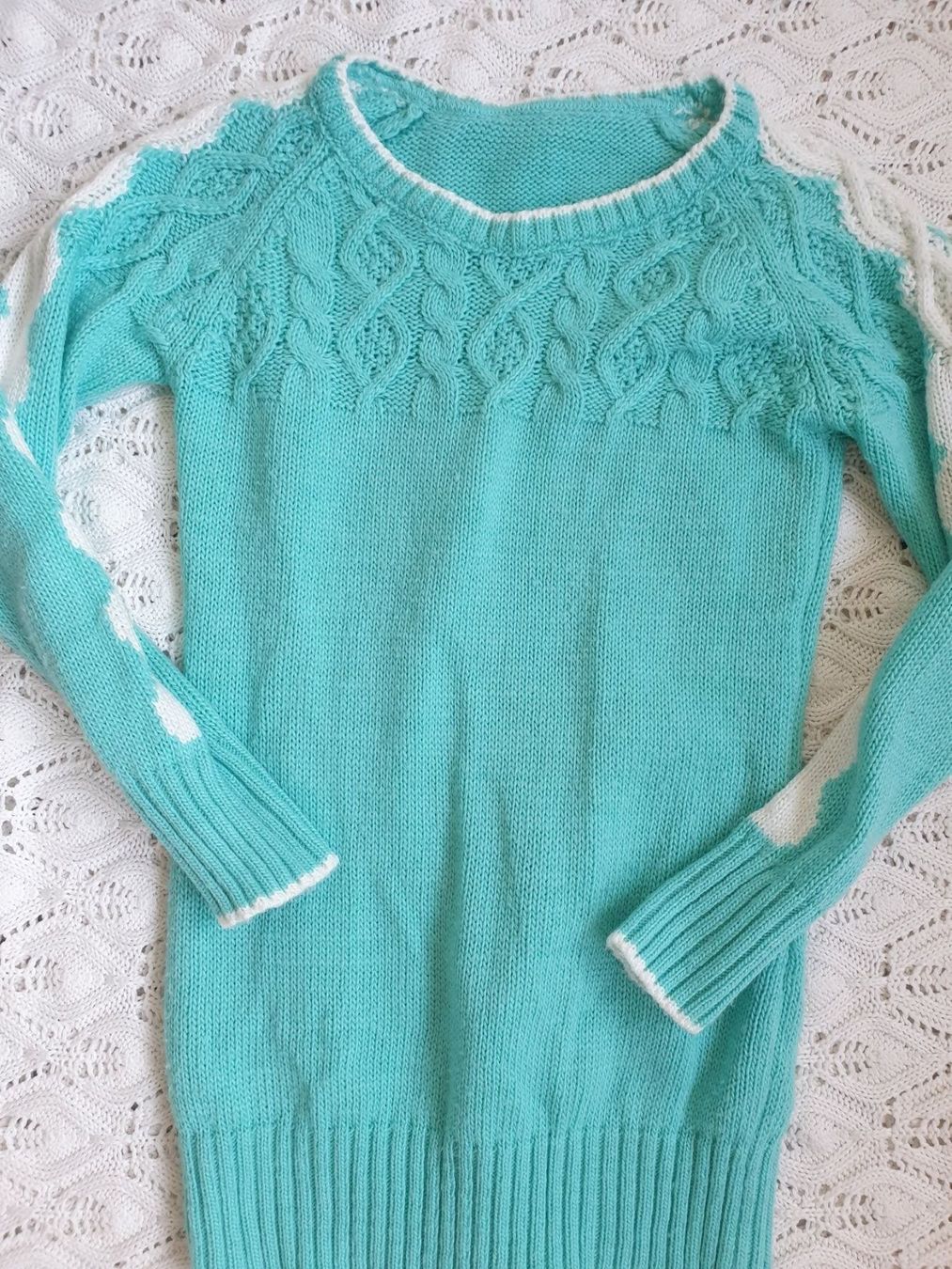 Maglioni & Felpe: PULLOVER PULLI S 36 VINTAGE STRICKWARE JACKE HOSE TUNIKA TOP – Usato da Elsau venduto da the-colorful-side 4
