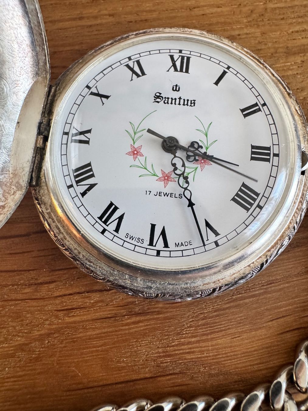 Orologi: SANTUS Schweizer Taschenuhr 17 Rubine – Usato da Frauenfeld venduto da dilili 3