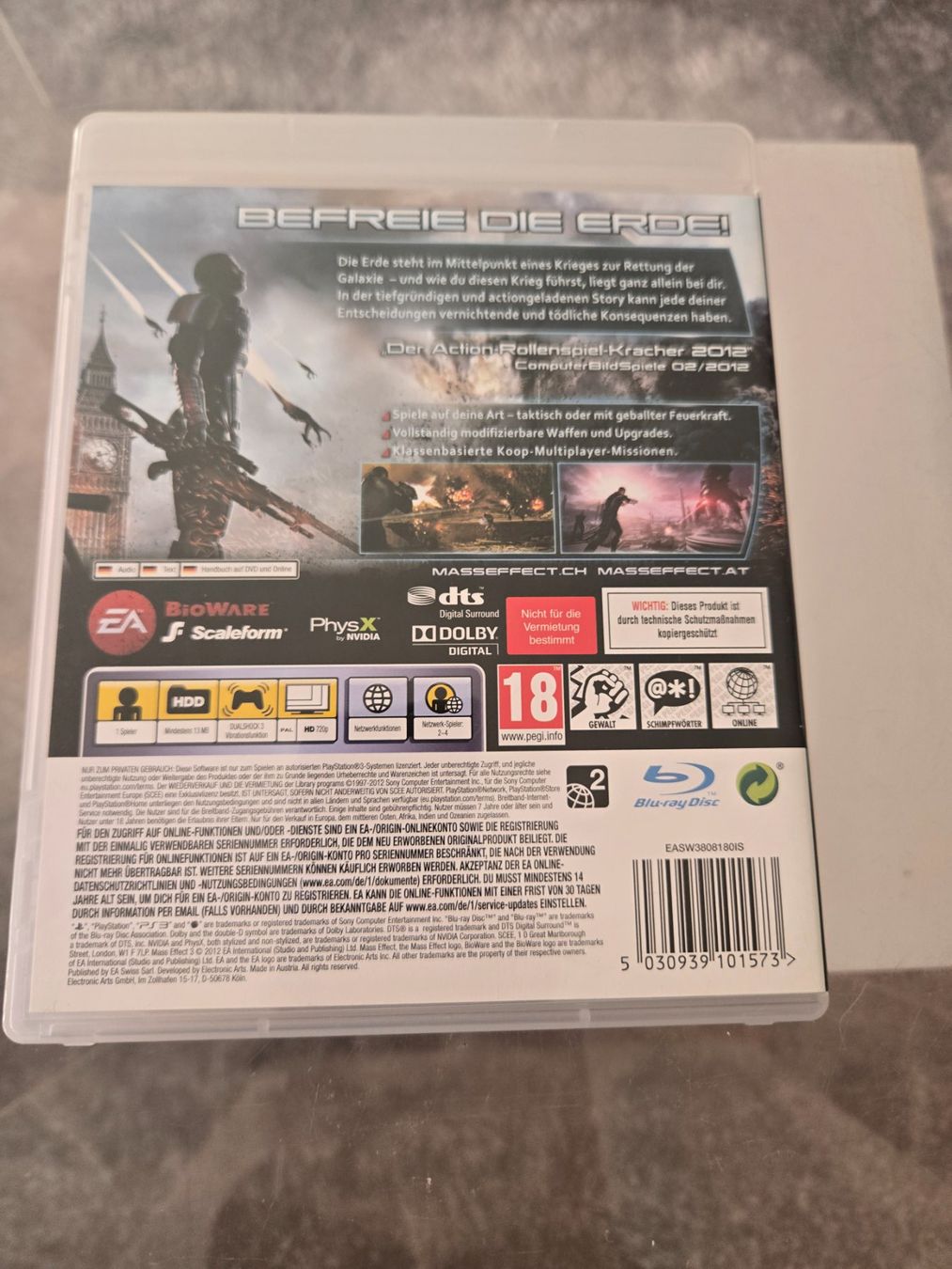 Jeux: Mass Effect 3 PS3 – D'occasion à Bussigny par Kfdlt 1